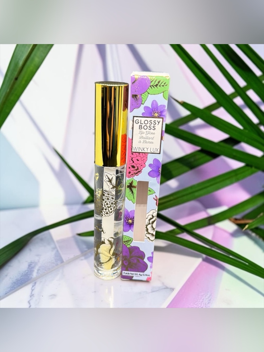 💜WINKY LUX💜Glossy Boss  Lip Gloss in On the Ricks/NIB